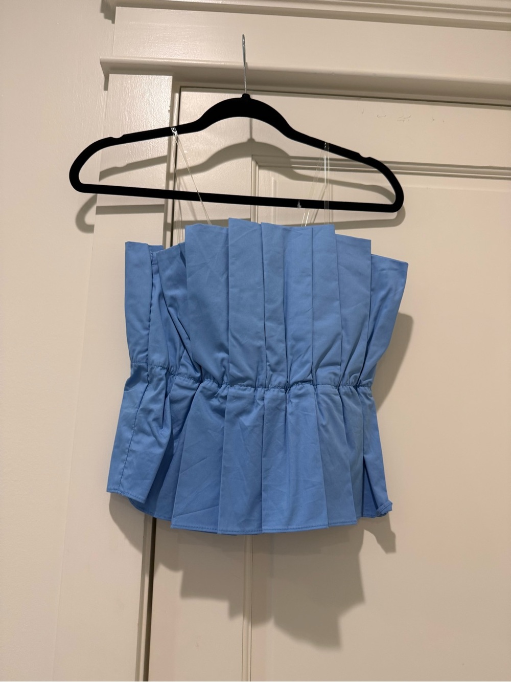 DO+BE Light Blue Smocked Top